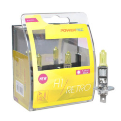 SET BOMBILLAS 12V RETRO GOLD H7