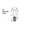BOMBILLA M-TECH T5 24V/1.2W CLEAR
