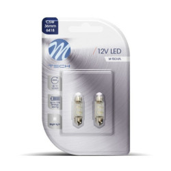 36MM 12V C5W WHITE SMD LED BULBS