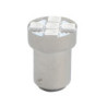 WHITE LED BULBS 12V P21/5W BAY15D