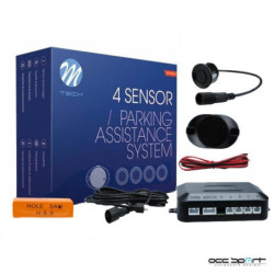 PARKING SENSOR KIT (PDC) 4X 21.5MM - BLACK WITHOUT DISPLAY (BEEP)