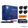PARKING SENSOR KIT (PDC) 4X 22MM - BLACK DISPLAY SLIM