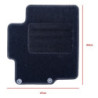 Alfombra A Medida Occ Mitsubishi Lancer Evolution 9  Sedan 2005-2007 Negro