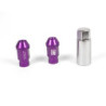 OMP Speed set 20 tuercas M12x1.25 llave 19 L: 40mm morado alu.7075