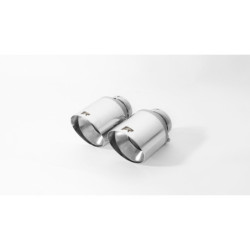SET DE 2 COLAS REMUS DE 102MM(CORTA) CORTE RECTO Y ANGULADO CROMO