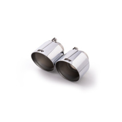 SET DE 2 COLAS REMUS 115MM(CORTA) CORTE RECTO ANGULADO CROMO