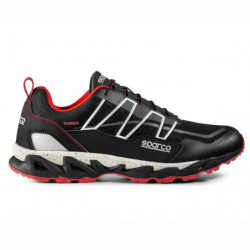 BOTINES SPARCO TORQUE ALGARVE TALLA 37 NEGRO/ROJO