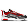 BOTINES S-LANE T 38 NEGRO/ROJO
