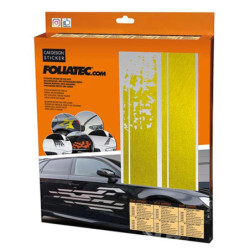 PEGATINA DEL DISEÑO DEL COCHE RAYAS