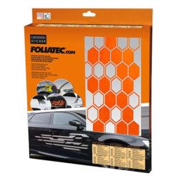 PEGATINA DEL DISEÑO DEL COCHE HEXAGON