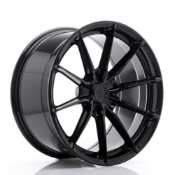JAPAN RACING JR37 19&39&39X9.5 ET BLANK BLANK CB 72.6 BLACK WHEEL