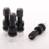 SET VALVULAS ALUMINIO V2 - BLACK + LOGO