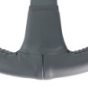 Volante plano piel de nappa brazos negros | OCC Sport