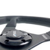 Flat steering wheel nappa leather black arms | OCC Sport