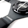 Volante plano piel de nappa brazos negros | OCC Sport