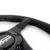 Volante plano piel de nappa brazos negros | OCC Sport