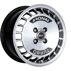 LLANTA RONAL R10 TURBO 7.0X15 ET28 100X4 68 SCHWARZ-FRONTKOPIERT