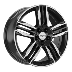 LLANTA RONAL R58 10.0X22 ET45 120X5 72.5 SCHWARZ-FRONTKOPIERT