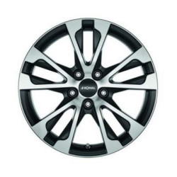 LLANTA RONAL R61 7.5X17 ET42 105X5 56.62 JETBLACK-MATT-FRONTKOPIERT
