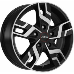 LLANTA RONAL R64 7.0X17 ET60 118X5 71.15 JETBLACK-MATT-FRONTKOPIERT