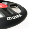FUNDA VOLANTE MOMO STREET UNIVERSAL NEGRO Y BLANCO 38-39CM