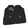 4 piece car mat set MOMO universal black/yellow | OCC Sport
