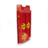 MOMO set 2 car seat belt shoulder pads red/yellow