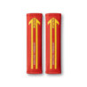Set 2 almohadillas MOMO cinturon coche color rojo mate