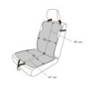 RESPALDO DE ASIENTO. CARRERA NEGRO-ROJO