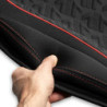 RESPALDO DE ASIENTO. ESTILO NEGRO ROJO
