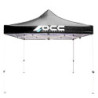 CARPA RACING 3X3M ACERO INOX NEGRO