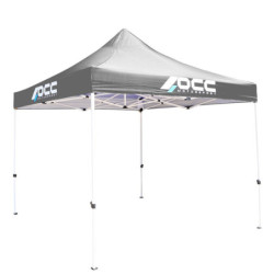 CARPA RACING 3X3M ACERO INOX GRIS