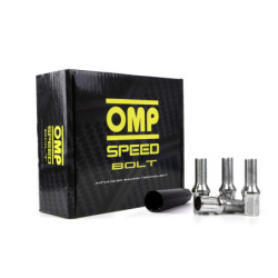 OMP Speed set 20 tornillos M12x1.5 llave 17/19 L: 27mm plata DIN 10.9