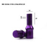 OMP Speed set 20 tornillos M14x1.25 llave 17/19 L: 27mm morado DIN 10.9
