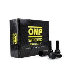 OMP Speed set 20 tornillos M14x1.5 llave 17/19 L: 27mm negro DIN 10.9
