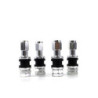 OMP SPEED SET OF 4 ALUMINUM WHEEL VALVES, SILVER, TYRE VALVES