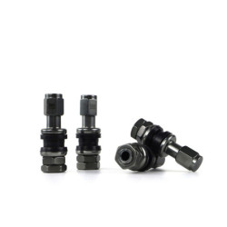 OMP SPEED SET OF 4 ALUMINUM WHEEL VALVES, ANTHRACITE COLOR, TYRE VALVES