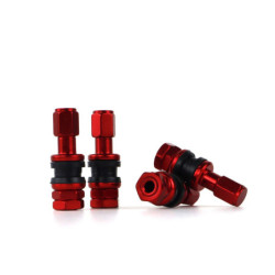 Valvulas De Aluminio Para Llantas Rojo OMP | OCC Sport