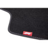 Alfombra de coche CM480 4tlg Negro/Blanco