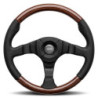 Volante MOMO Dark Fighter 350 mm madera y piel MOMVDFIGHTER35WR
