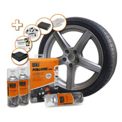 KIT DE PINTURA EN SPRAY PARA LLANTAS 2C BRONCE PLOMIZO