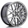 LLANTA JAPAN RACING JR28 17X8 ET40 4X108 HYPER BLACK