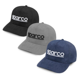 SPARCO SUEDE CAP BLACK