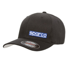 SPARCO ORIGINAL BLACK FLEXFIT CAP SIZE S/M