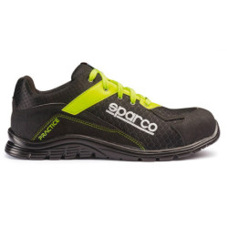 SPARCO PRACTICE JOS SNEAKERS SIZE 42 BLACK/YELLOW S1P SRC