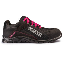 ZAPATILLAS SPARCO PRACTICE JODY TALLA 43 NEGRO/ROSA S1P SRC
