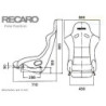 ASIENTO RECARO (FIA) POLE POSITION - VELOUR ROJO  PILOTO&COPILOTO