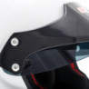 CASCO RALLY BLANCO TALLA XS HANS (VISERA NEGRA)