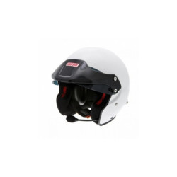CASCO RALLY BLANCO TALLA XS HANS (VISERA BLANCA)