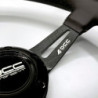 Volante semidesplazado piel de nappa brazos negros | OCC Sport